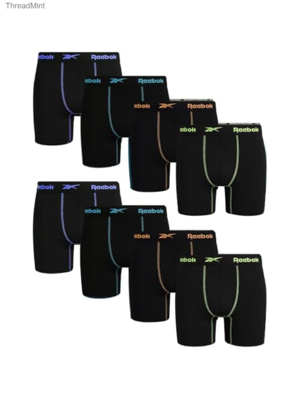 Mens Moisture Wicking Boxer Briefs 8 Pack Breathable Stretch Underwear